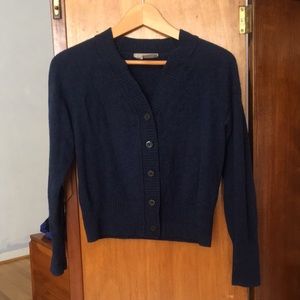 Everlane ReCashmere Varsity Cardigan Navy S
